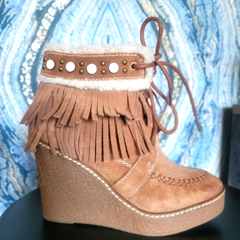 Sam Edelman boots fringe 4